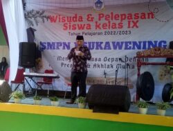 SMPN 1 Sukawening Garut Meluluskan 100 % Siswa Kelas XII Angkatan 2022/2023