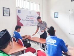 Evaluasi Pendidikan WBP, PKBM Lapas Kelas III Rangkasbitung Gelar UAS