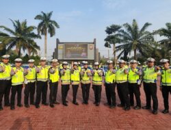 Polres Lebak mengikuti Apel Gelar Pasukan Operasi Zebra Maung 2023 di Polda Banten*