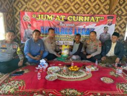 Polres Lebak gelar Jum’at Curhat di Kp. Pasir Degung Desa Kadu Agung Tengah