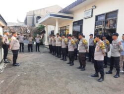 Pejabat Baru sebagai Kapolsek Citeureup Ambil Apel Perdana Bersama Personil Polsek Citeureup