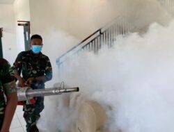 Yonif 318 Adakan fogging Cegah Wabah Penyakit Demam Berdarah