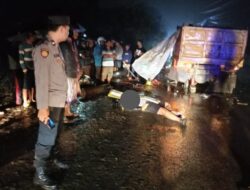 Penanganan Kecelakaan Lalu Lintas Dilakukan Pihak Kepolisian Polsek Rumpin Akibatkan Salah Satu korban Meninggal Dunia