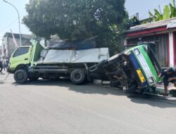 Kepolisian Polsek Ciawi Berikan Penanganan kecelakaan Lalulintas Yang Beruntun