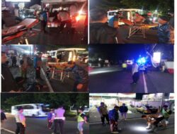 Penanganan Pertama Kapolsek Megamendung Terhadap Laka Lantas di TKP