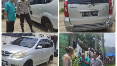 Viral Pencurian Ban Mobil di Wilayah  Gadog Polsek Ciawi  Penyelidikan