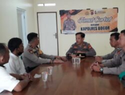 Program Jum’at Curhat Kasat Binmas Polres Bogor Menerima Langsung Curhatan Warga Masyarakat Kabupaten Bogor