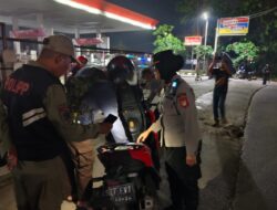 Guna Cegah Kriminalitas Malam,Kapolsek Setu Pimpin Operasi Kejahatan Jalanan