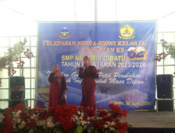 SMPN 1 Cibatu Garut Lepas 416 Siswa-Siswi Kelas IX Angkatan ke-62 Tahun Ajaran 2023/2024
