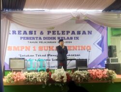 Pesan Kepala SMPN 1 Sukawening Garut Agar Siswa Siswi Kelas IX Menjaga Nama Baik Almamater