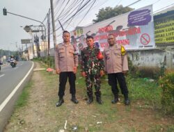 Viral Balap Liar Resahkan Warga, Polsek Cibinong di Bantu TNI dan Satpol PP Lakukan Patroli Rutin