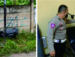 Diduga mengantuk, Seorang Pria Mengalami Luka Berat Akibat Kecelakaan Tunggal Menabrak Tiang Listrik