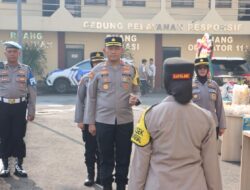 Kapolres Bogor Pimpin Langsung Apel Dalam Rangka Hari Jadi Polwan ke 76 Tahun