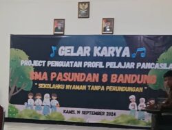 Mengusung Tema “Sekolahku Nyaman Tanpa Perundungan” SMA Pasundan 8 Bandung Tanamkan Nilai-nilai Toleransi Melalui Kegiatan P5