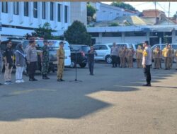 Polsek Ciawi Laksanakan Apel Persiapan Pergeseran Pasukan Pengamanan TPS Dalam Rangka Pilkada Mantap Praja 2024