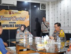 Dalam Program Jum’at Curhat, Polres Bogor Dengarkan Keluhan Masyarakat Terkait Kamtibmas