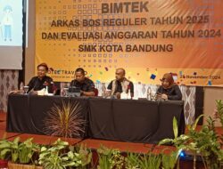 MKKS SMK Kota Bandung Cabang Dinas Pendidikan Wilayah Vll Gelar Bimtek Arkas 2025 dan Evaluasi Anggaran 2024.