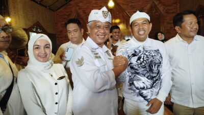 Abah Anton Charliyan Ketua Dewan Pertimbangan Timses Rancage Dampingi KDM Saksikan Hasil Quick Count Pilgub Jabar 2024 Di Gedung Pakuan Subang