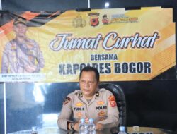 Untuk Mencari Solusi Menyampaikan Keluhan Keamanan Masyarakat,Polres Bogor Gelar Program Jumat Curhat