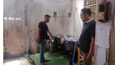 Adanya Laporan Kejadian Kecelakaan Kerja Akibat Ledakan Tabung Uap setrika, Polsek Parung Olah TKP