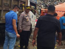 Curah Hujan Semakin Tinggi,Kapolsek Cibungbulang Cek TPA Sampah Galuga Berikan Himbauan Cegah Antisipasi Bencana Alam