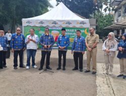 Polsek Citeureup Monitoring Kunjungan Kerja Wakil Bupati Kab Bogor di Wilayah Citeureup