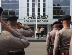 Pengecekan Personil Polres Bogor dan Pos PAM Dalam Rangka OPS Ketupat Lodaya 2025 Wilayah Hukum Polres Bogor