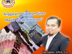 Ketua Umum BAKORNAS Hermanto: Anggaran Perjalanan Dinas Masih Marak di Korupsi: