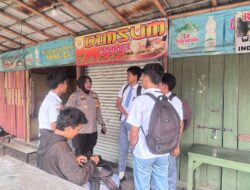Kapolsek Dramaga Giat Cooling Sistem Serap Informasi Situasi Wilayah Sekaligus Beri Himbauan Ajak Jaga Kondusifitas Cegah Gangguan Kamtibmas