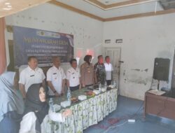 Kapolsek Dramaga Bogor Hadiri Rapat Pembentukan Koperasi Merah Putih di Desa Sukawening Kec. Dramaga Kab.Bogor