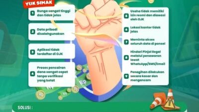 Hati-Hati Dengan Tawaran Pinjol Ilegal, Satgas PASTI Blokir 1.123 Pinjol Ilegal Pada TW 1 2025, Inilah Daftar Pinjol Legal Yang Terdaftar di OJK