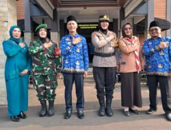 Kapolsek Dramaga Hadiri Pelaksanaan Upacara Hardiknas Tahun 2025,Wujud Pelayanan Publik dan Sinergitas Polri Untuk masyarakat