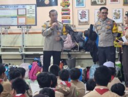 Kapolsek Ciawi Hadir Mengisi Materi Dalam Giat PERJUMSA di SDN Ciawi 1 Yang Ada di Wilayahnya