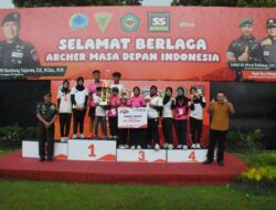 Resmi Ditutup, Danrem 072/Pamungkas Serahkan Trophi Juara Panahan Waroeng SS