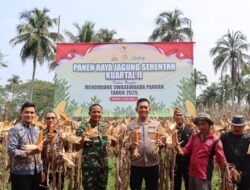 Kapolres Bogor Hadiri Panen Raya Jagung Serentak di Rumpin, Dukung Swasembada Pangan Nasional