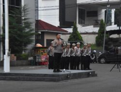 Kapolres Bogor Pimpin Apel Pagi Satlantas Polres Bogor, Tekankan Disiplin dan Pelayanan Prima Kepada Masyarakat