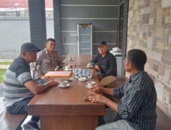 Aipda Wahyudi Bhabinmas Polsek Ciawi Giat Anjangsana ke Tokoh dan Warga Desa Bitungsari