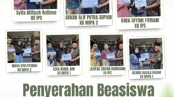 SMA PGII 2 Bandung Serahkan Beasiswa Prestasi dari Yayasan Pendidikan PGII