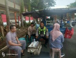 Aipda Haerudin Sambangi Warga Gandoang Ajak Masyarakat Jaga Kamtibmas