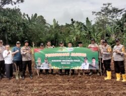 Polisi Tanam Jagung, Desa Telukpinang Bangun Ketahanan Pangan dari Akar Rumput