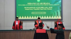 Ketua Pengadilan Banda Aceh Resmi Melantik Muhammad Alqudri Sebagai KPN Suka Makmue