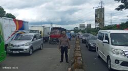 Jelang Nataru, Polsek Ciawi Imbau Pengguna Jalan Hindari Titik Macet Ciawi