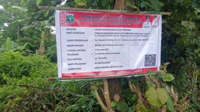 Proyek Paving Block di Pandeglang Diduga Tidak Sesuai Spesifikasi, Aktivis Lingkungan Minta Aparat Turun Tangan