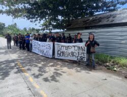 Ratusan Massa di Lebak Demo, Minta Pemerintah Segera Bongkar Batching Plant PT BBS