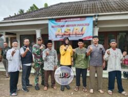 Polsek Kemang Gelar “Geber Masjid Asri” dan Penanaman Pohon Jelang Ramadhan