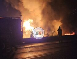 Gudang Penampungan Solar Ilegal di Cilegon Terbakar Dini Hari, Diduga Milik Oknum Polisi