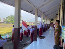 SDN 1 Sukamukti Garut Gelar Upacara Bendera Rutin, Tanamkan Nilai Kebangsaan dan Karakter Bangsa