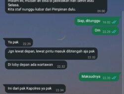 Chat Diduga Salah Kirim Ungkap Pengiriman Hampers ke Kapolres Pandeglang