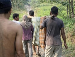 Miris! Warga Pandeglang Terpaksa Tandu Pasien, Jalan Rusak Jadi Ancaman Nyawa