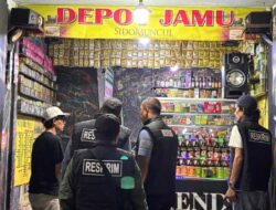 Polsek Ciawi Gencar Gelar Operasi Miras, 87 Botol Minuman Keras Berhasil Diamankan